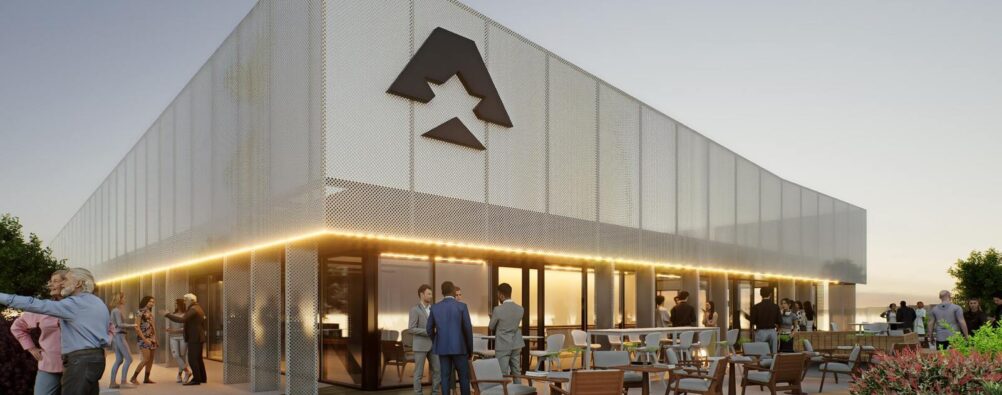 Render exterior edificio AGC