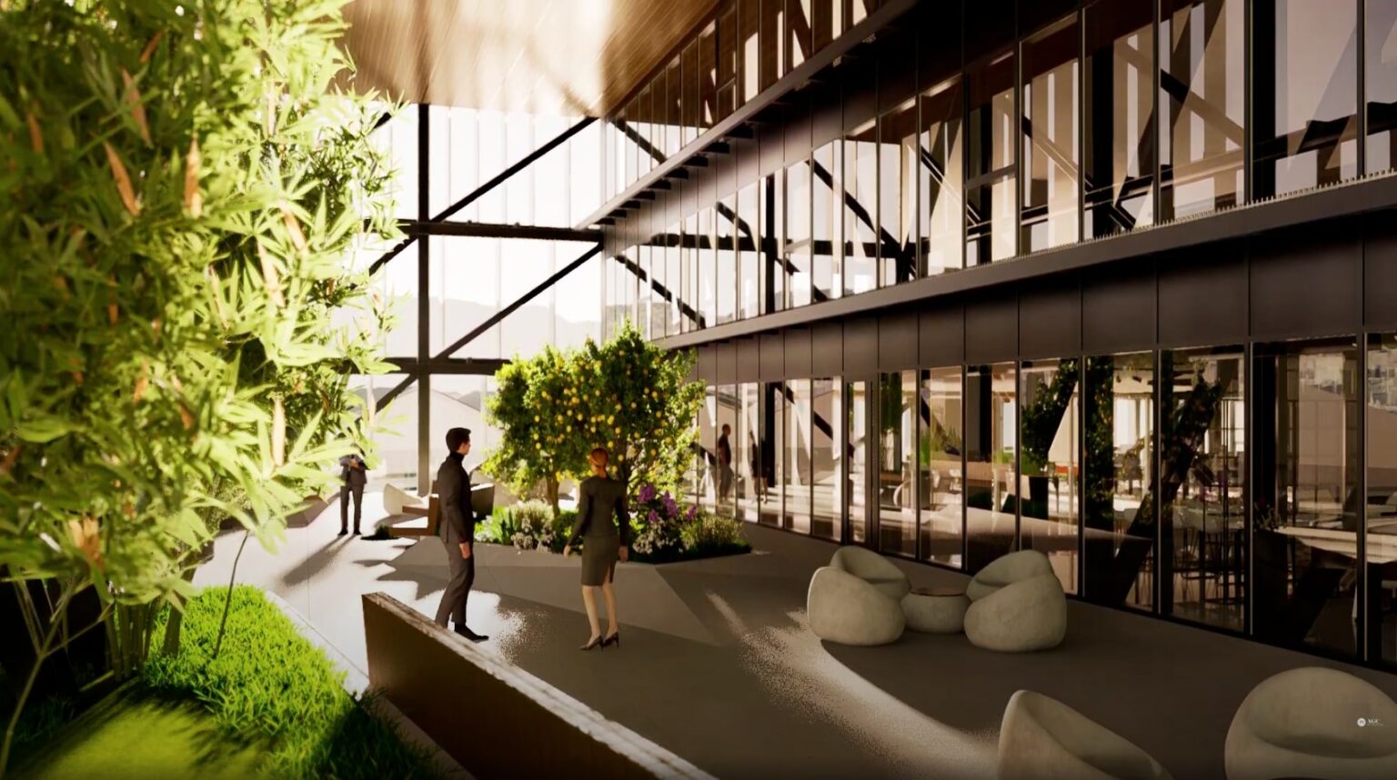 Render de una terraza